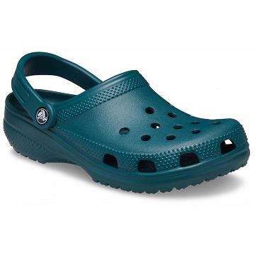 Crocs Classic Clog Men's Shoes Aqua | Australia 0687AHKP